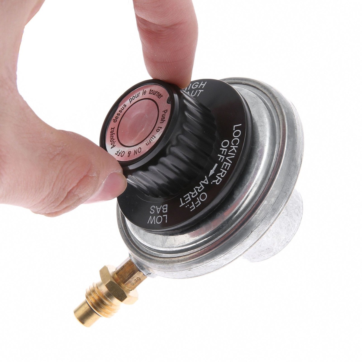 1X Low Pressure Gear Gas Valve Male M12*1 Thread Components for