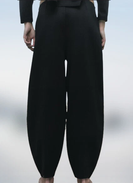 Co. High-rise Wide-leg Leather Balloon Pants in Black | Lyst