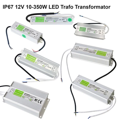 DC 12V Wasserdicht LED Trafo Transformator Netzteil IP67 for Weihnachtsbeleuchtu - Bild 1 von 4