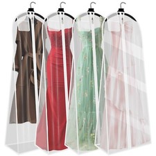 PVC Bridal Gowns Dust Proof Storage Bag Transparent Wedding Long Dresses Cover
