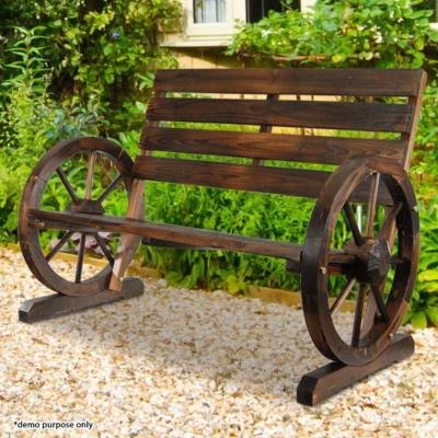 Wooden Dec Park Bench Garden Decoration Seating Outdoor