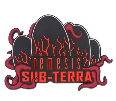 NEU ALTON TOWERS NEMESIS REBORN SUBTERRA EIERNEST PHALANX LOGO KÜHLSCHRANKMAGNET