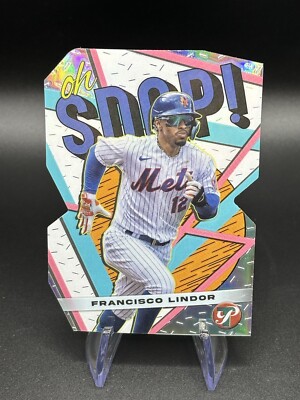 2023 Topps Pristine FRANCISCO LINDOR Oh Snap Insert OS-14   Mets
