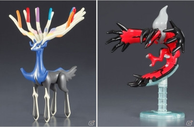 3DS Pokemon X / Y Bonus Yveltal + Xerneas Model Kits (2013) New