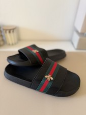 Black Designer Inspired Slides - Size 8