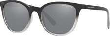 ARMANI EXCHANGE AX4077SF 82556G 56mm Black  Grey Rectangle Sunglasses