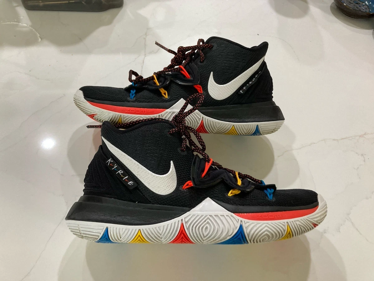 Size 5Y - Nike Kyrie 5 GS Friends - AQ2456-099 - Original Box Nike Kyrie 5 GS Friends Basketball Shoes Sneakers Strap  main image 4