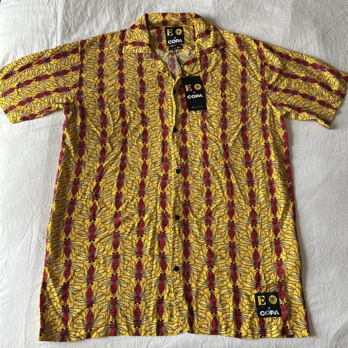 COPA x ELTON JOHN x WATFORD All Over Print Hornet Summer Button