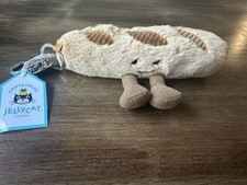 Jellycat Amuseables Baguette Bag Charm - Authentic!