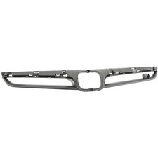New Front Grille Silver And Black Plastic Fits 2007-2008 Honda Civic Ho1200197