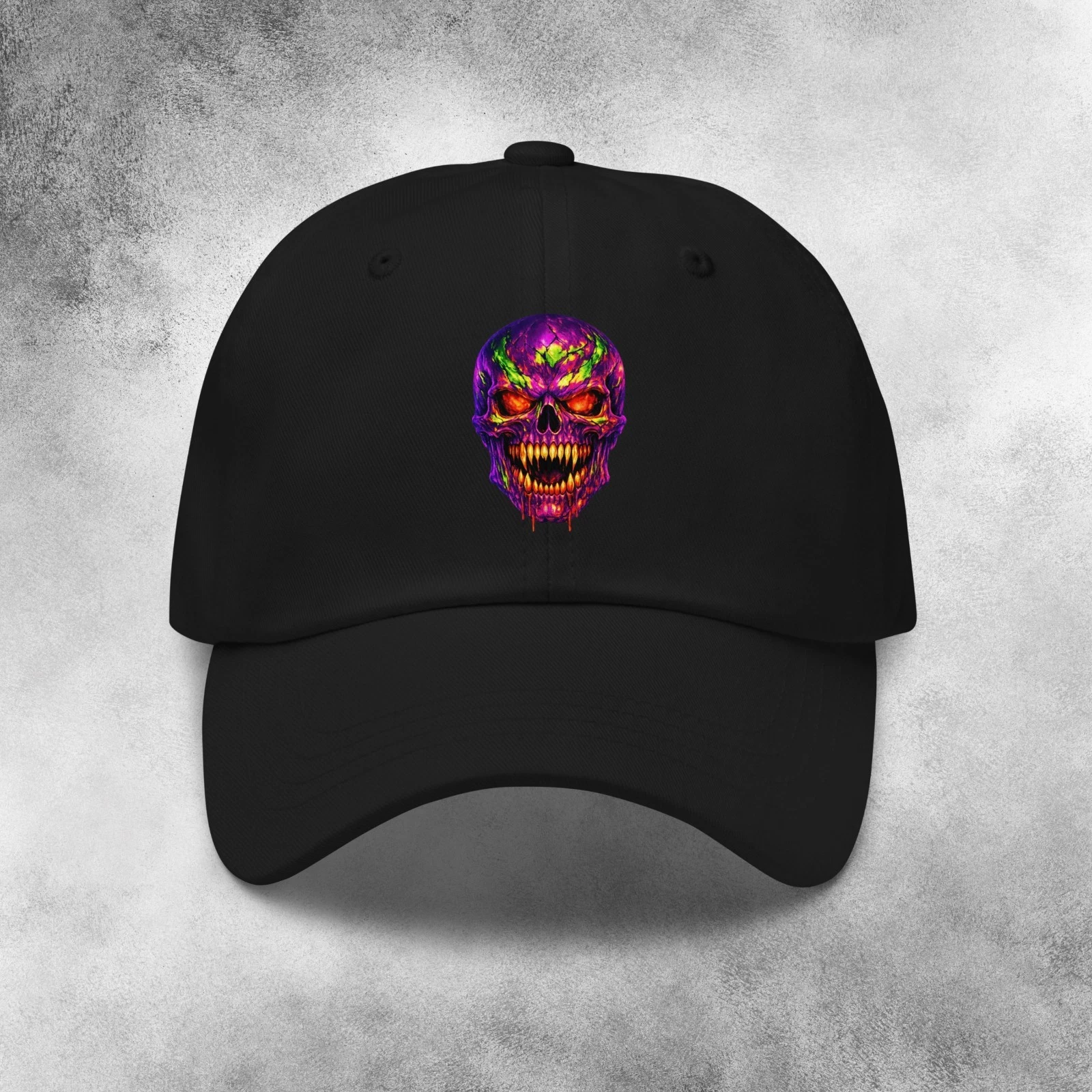 Sinister Neon Psychedelic Skull Horror Hat
Opens in a new window or tab