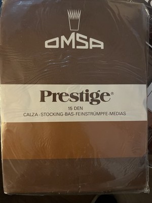 Paar Vintage RHT x Sexy Strumpfhalter Omsa Prestige Gr. 9e1/2 Col. beige