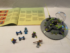 LEGO, Alien Conquest, Set 7052, UFO Abduction, Complete with BA, Extra Aliens