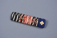WWI GERMAN 1914 IRON CROSS 5-PLACE RIBBON BAR - DOUBLE DRAPED RIBBONS