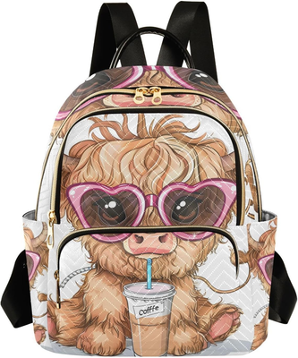 4001 Indian Sun and Moon Star Mini Backpack Purse Travel Bag Lightweight Indian Sun and Moon Star Mini Backpack Purse for Women  main image 3