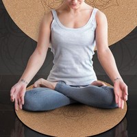 Premium-Meditationsmatte FüR Zuhause, Langlebig, Leicht Zu Reinigen,