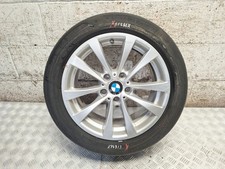 17" INCH ALLOY WHEEL WITH DAMAGED TYRE BMW 3 SERIES F30 F31 LCI 2016