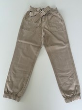 Polo Ralph Lauren Paperbag Hose in Beige - Gr. 128, 8 Jahre, mit Bindeg&uuml;rtel