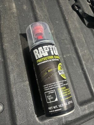 U-POL Raptor 2K UP4885 Black Bedliner Protective Coating, 8-13.2 oz. Aerosol Can