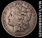 1881-O Silver Morgan Dollar - Scarce  Better Date  No Reserve  #M1407