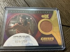 Carlos Valdes - Cisco Ramon CZX Crisis on Infinite Earths Wardrobe Relic 016/250