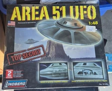 1/48 Area 51 UFO Flying Saucer Lindberg #91006 Discontinued Shrink Wrapped MISB