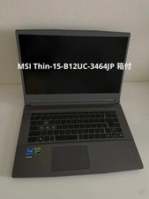 MSI Thin 15 B12UC Gaming Laptop Intel i7-12650H RTX 3050 4GB 15.6 inch