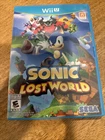 Sonic Lost World (Nintendo Wii U, 2013) Complete Tested Working