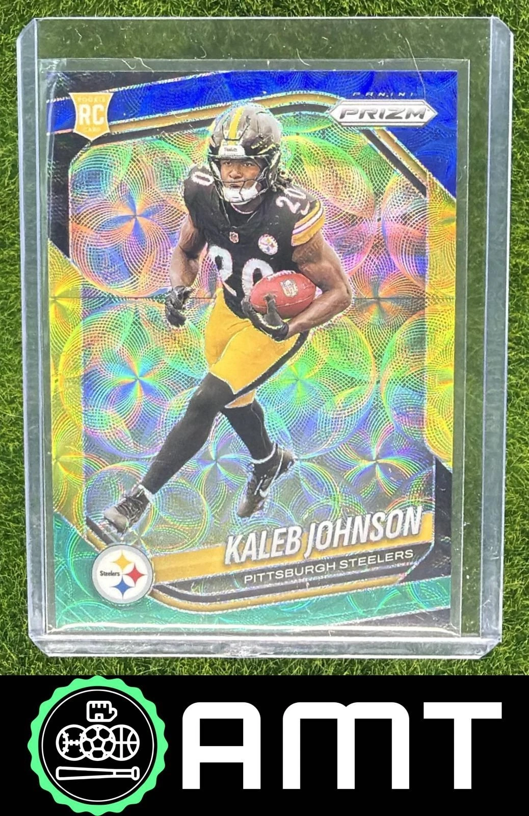 2025 Prizm Choice Kaleb Johnson Blue Yellow & Green