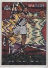 2020 NBA Hoops Lights Camera Action Green Explosion 47/89 Kawhi Leonard #19 0bi6