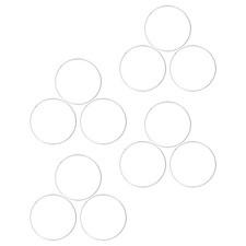 12 Pcs Metal Craft Hoops Dream Catcher Rings for Catchers Floral