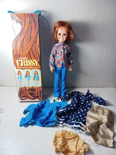 1969 IDEAL 20" Crissy Doll With Original Box some extra clothes not sure if hers