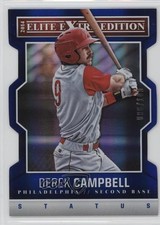 2014 Panini Elite Extra Edition Status Blue Die-Cut /100 Derek Campbell #18 1u6