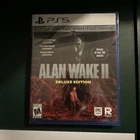 Alan Wake II 2 Deluxe Edition PlayStation 5 PS5 New USA Physical Disc New Sealed