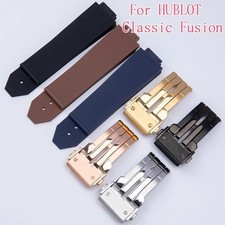 19x26mm 16x21mm Silicone Rubber Strap For Hublot Classic Fusion Curved End