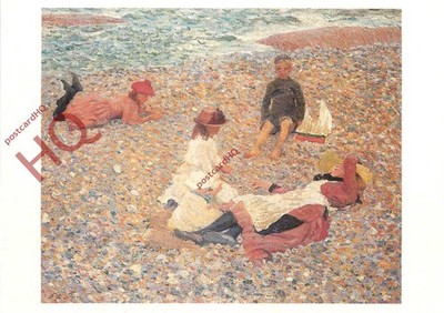 Ansichtskarte>>Philip Wilson Steer, Knucklebones, Walberswick