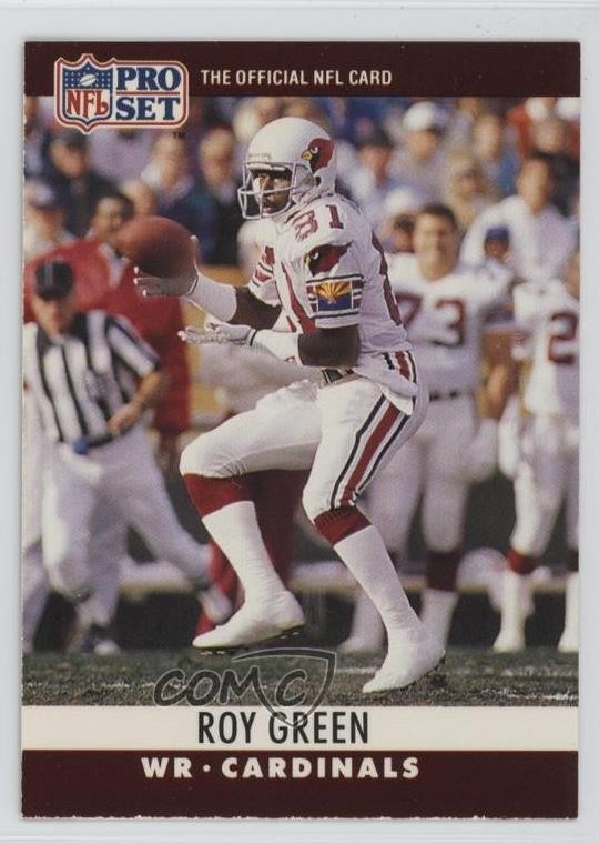 1990 Pro Set FACT Cincinnati Roy Green #256 6my