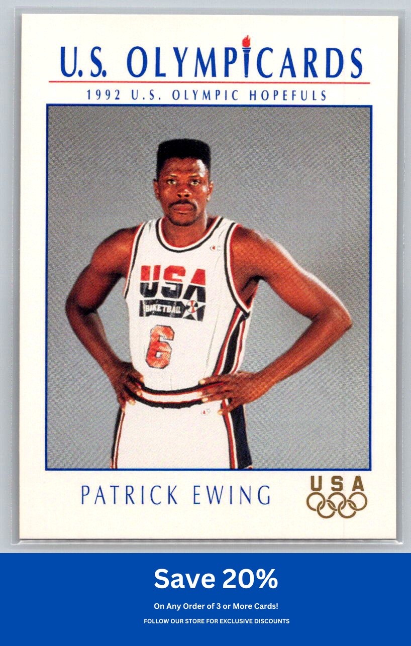 Patrick Ewing 1992 Impel Olympicards: 1992 U.S. Olympic Hopefuls #10 USA K44