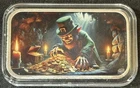 1 Oz .999 Fine Silver Hayleybug Colorized Dark Fortune Leprechaun Silver Art Bar