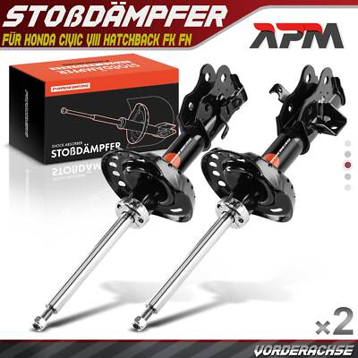 2x Stoßdämpfer Gas Vorne für Honda Civic 8 FK FN Hatchback Schrägheck 1.4 339722