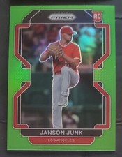 2022 PRIZM JANSON JUNK #139 ROOKIE CARD RC GREEN SP #/125 MLB MILWAUKEE BREWERS