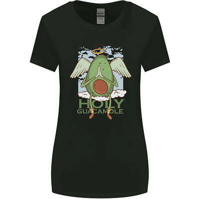 Holy Guacamole Funny Food Angel Womens Wider Cut T-Shirt