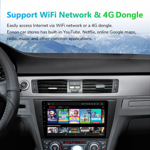 Für BMW 3er E90-E93 9" Autoradio mit Navi CarPlay Android Auto 13 6+64 DAB+ WiFi - Bild 20 von 24