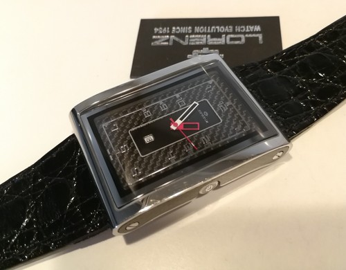 Buy Watch man LORENZ, tb7, ETA Swiss Made, carbon fibre, Sapphire Crystal,  Crocodile- show original title Online in Bahrain. 173335831816