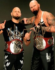 Karl Anderson Luke Gallows Signed 8x10 Bullet Club WWE NJPW RAW AEW Wrestling 2