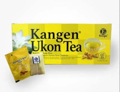 Kangen Ukon Turmeric Tea by Enagic 60 Bags 100% Organic, Sealed