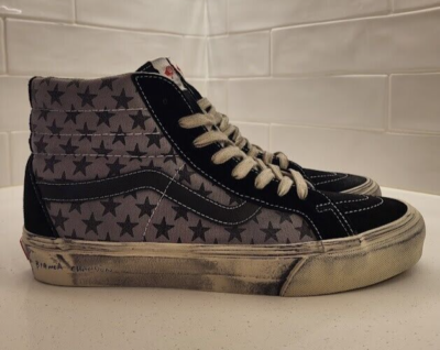 Bianca Chandon × VANS  SK-8 HI  28.0  美品 Vans X Bianca Chandon Sk8 High Stressed Black Stars Womens size 8