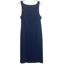 M.M. Lafleur The Lydia Dress Size 16 Galaxy Blue Twisted Shoulder Sleeveless
