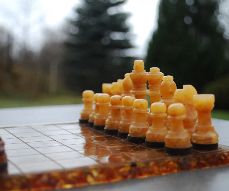 Шахматный набор - Балтийский янтарь 350 г - оптом - Изображение 4 из 4