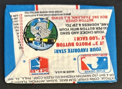 1981 Fleer Baseball Star Stickers Card Pack Ken Singleton Orioles Showing Back